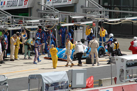Pescarolo pit stop.
(Foto: Motorsporten.dk)